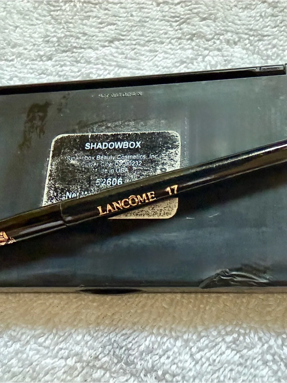 Smashbox Eyeshadow Palette - Warm Browns & Soft Pinks + Lancôme #17 blend brush